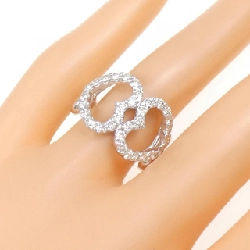 Nhẫn kim cương 750WG hình trái tim 0.90CT 670865