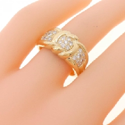 Nhẫn kim cương 750YG 0.46CT - Hàng hiệu Authentic 853934