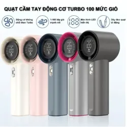 Quạt sạc cầm tay mini gió mạnh,100 tốc độ gió 991654