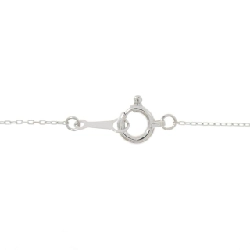 K18WG Hoa Kim Cương Dây Chuyền 0.30CT - Hàng hiệu Chính hãng 860488