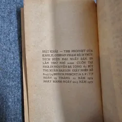 Mật khải - Kahil Gibran - xb 1975 990952