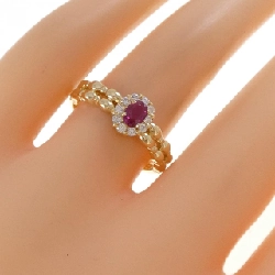 Nhẫn Ruby K18YG 0.38CT - Hàng hiệu Chính hãng 853467