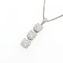 Dây chuyền kim cương ba viên PT900/PT850 1.18CT - Hàng hiệu Chính hãng 848616
