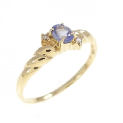 Nhẫn Sapphire K18YG - Hàng hiệu Chính hãng