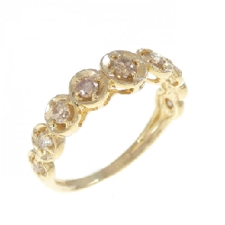 Nhẫn kim cương K18YG 0.5CT - Hàng hiệu Authentic