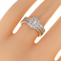 【Sản phẩm mới】Nhẫn kim cương PT900/K18YG/K18PG 0.50CT 671717