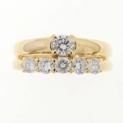 Nhẫn kim cương K18YG 0.51CT 666692