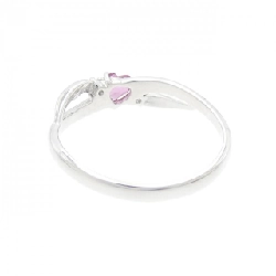 Nhẫn tourmaline K18WG hình trái tim 668961