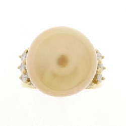 Nhẫn ngọc trai trắng K18YG 671079