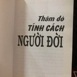 Sách Thăm dò tính cách người đời - Khúc Nguyên 306664