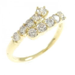 Nhẫn kim cương K18YG 0.50CT