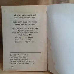 Tiểu Thuyết Trinh Thám ▪︎ Vì Anh Quá Đam Mê (Bộ 2 Tập) - James Hadley Chase 593862