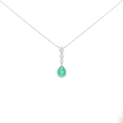 Dây chuyền ngọc lục bảo PT900/PT850 0.81CT - Hàng hiệu Authentic