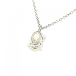 Dây chuyền kim cương PT900/PT850 0.575CT FLY VVS2 cắt oval - Hàng hiệu chính hãng 875636