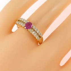 Nhẫn ruby K18YG 0.36CT 666794