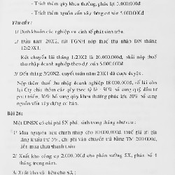 100 Bài tập và Bài giải Kế toán tài chính 19981