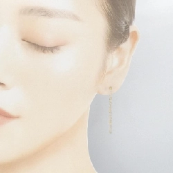 K10YG Rutile Quartz Bông Tai - Hàng hiệu Chính hãng 869774