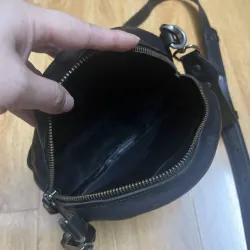 Túi nữ phom tròn 19x6 da thật 2hand 996732