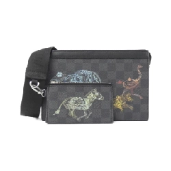 Túi xách đeo vai Louis Vuitton Damier Graphite Stamp Gaston Wearable Wallet N64608 - Hàng hiệu Chính hãng