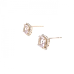 K18PG Morganite Bông Tai 1.63CT - Hàng hiệu Chính hãng 869160