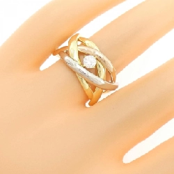 Nhẫn kim cương K18YG/PT950/K18PG 0.210CT - Hàng hiệu Authentic 852933