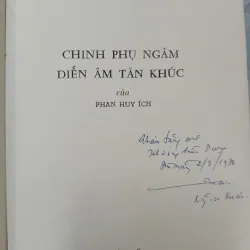 CHINH PHỤ NGÂM DIỄN ÂM TÂN KHÚC CỦA PHAN HUY ÍCH - Nguyễn Văn Xuân 703662