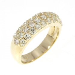 Nhẫn kim cương Pavé K18YG 1.00CT