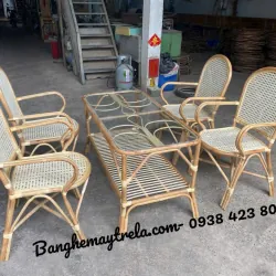 Ghế mây mắt cáo giá rẻ 627598