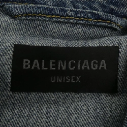 BALENCIAGA 724651 THW25 Áo khoác denim - Hàng hiệu Chính hãng 895997