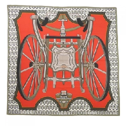 HERMES LES ROUES DE PHAETON 243538S Khăn choàng - Hàng hiệu Authentic