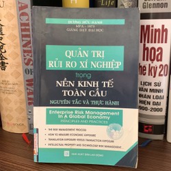 Sách quản trị: Quản Trị Rủi Ro Xí Nghiệp Trong Nền Kinh Tế Toàn Cầu( mới 85%)