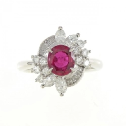 Nhẫn ruby PT900 0.66CT 670552