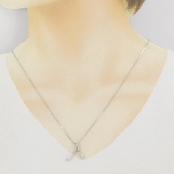 K18WG Chữ cái A Dây chuyền kim cương 0.21CT - Hàng hiệu Chính hãng 859416