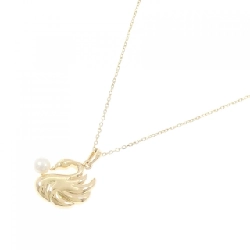 K18YG Ngọc trai nước ngọt Dây chuyền 4mm - Hàng hiệu Chính hãng 856831