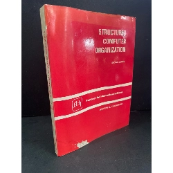 Structured computer organization second edition mới 80% bẩn bìa, ố, có vệt nước Andrew S.Tanenbaum HCM3004 NGOẠI VĂN 445474