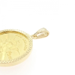 Mặt dây chuyền đồng xu 18CTYG (khung) - Hàng hiệu Authentic 866571