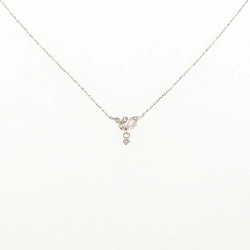 K10YG Đá Topaz Trắng Dây Chuyền - Hàng hiệu Chính hãng