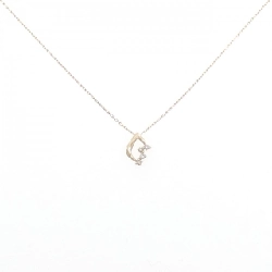 K10YG Dây chuyền kim cương 0.03CT - Hàng hiệu Authentic