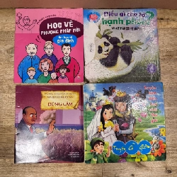[Phiên Chợ Sách Cũ] Combo 4 cuốn thiếu nhi chọn lọc, bìa cứng+ mềm, 1503