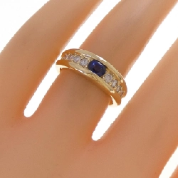 Nhẫn Sapphire K18YG 0.37CT - Hàng hiệu Chính hãng 855153