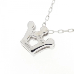 K18WG Vương miện Dây chuyền Kim cương 0.08CT - Hàng hiệu Chính hãng 861380