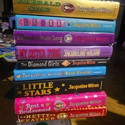 Combo 9q Jacqueline Wilson (Sách tiếng anh bìa cứng) 400k (có 1q bị mất bìa ngoài)