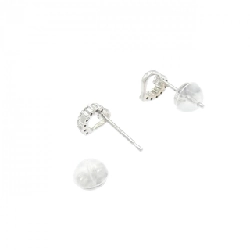 K18WG Bông tai kim cương hình trái tim 0.10CT - Hàng hiệu Chính hãng 868209