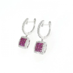 Bông tai Ruby 750WG 0.62CT - Hàng hiệu Chính hãng 870393