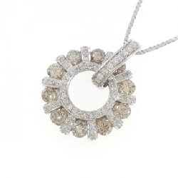 K18WG Dây chuyền kim cương 2.00CT - Hàng hiệu Chính hãng 858045