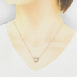 K18PG Dây chuyền hình trái tim kim cương 0.30CT - Hàng hiệu Chính hãng 860104