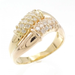 Nhẫn kim cương K18YG/K18PG 0.30CT - Hàng hiệu Chính hãng