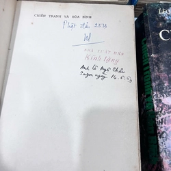 CHIẾN TRANH VÀ HÒA BÌNH ( BẢN ĐẶC BIỆT  CÓ CHỮ KÝ CỦA DỊCH GIẢ) - NGUYỄN HIẾN LÊ 531662