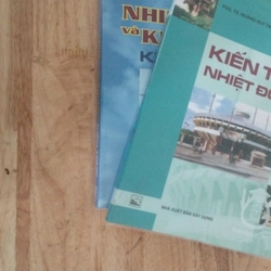2 Cuốn sách nhiệt kiến trúc: Nhiệt và khí hậu kiến trúc + Kiến trúc nhiệt đới ẩm 544700