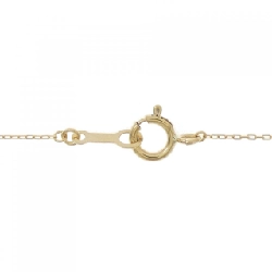 K18YG Solitaire Dây chuyền kim cương 0.12CT - Hàng hiệu Chính hãng 866854